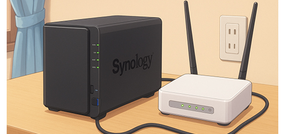 Synology connection with router