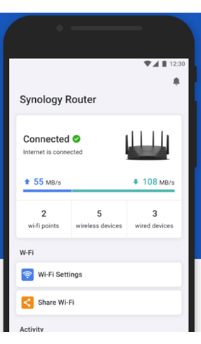 Synology Router Login via DS Router App